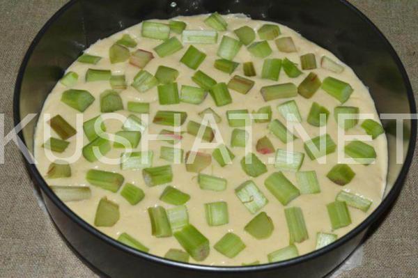 бисквитный пирог с ревенем 12_бисквитный пирог с ревенем