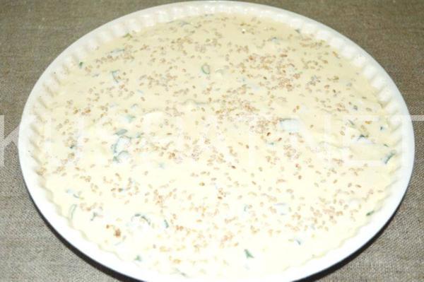 12_быстрый заливной пирог с зеленым луком и яйцом