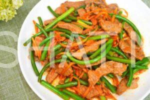 12_чесночные стрелки с мясом