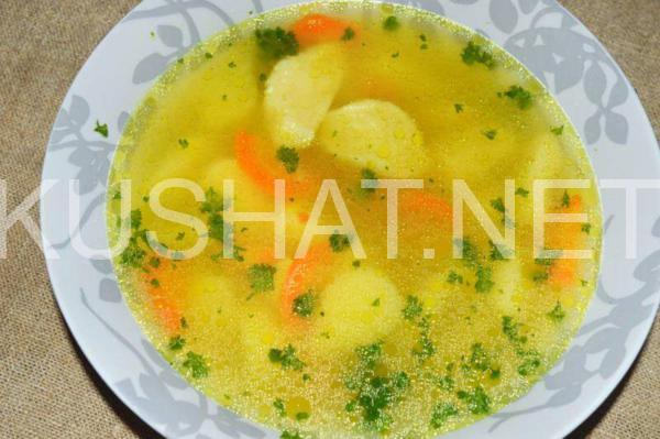 12_куриный суп с клецками
