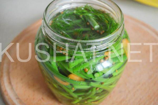 12_маринованные стрелки чеснока на зиму