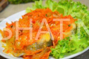 12_минтай в духовке с морковью и луком