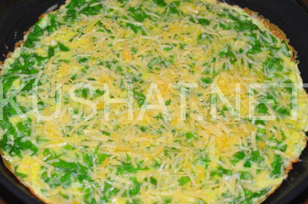 12_омлет со шпинатом и сыром