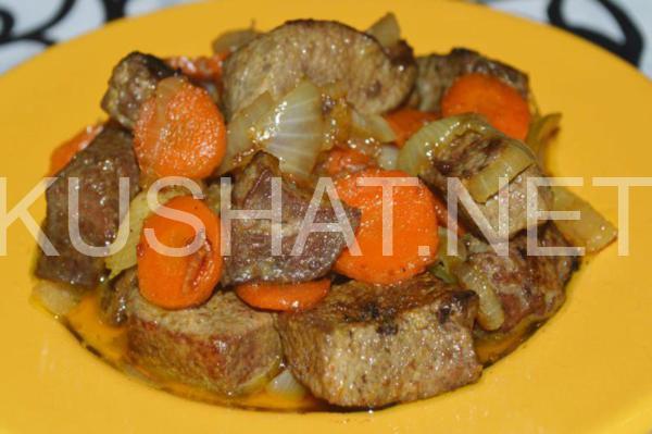 12_печень говяжья жареная с луком и морковью