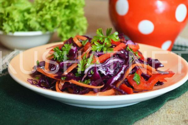 салат из краснокочанной капусты с морковью и перцем 12_салат из краснокочанной капусты с морковью и перцем