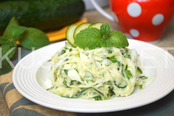 12_салат из редьки с яйцом и огурцом