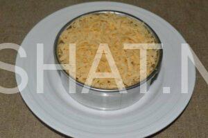12_слоеный салат с крабовыми палочками, сыром и орехами