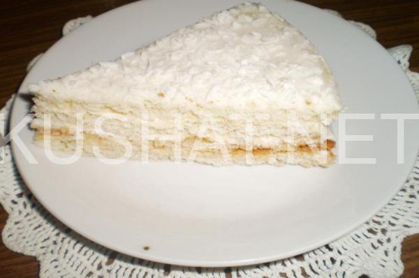 12_торт Рафаэлло со сметанным кремом