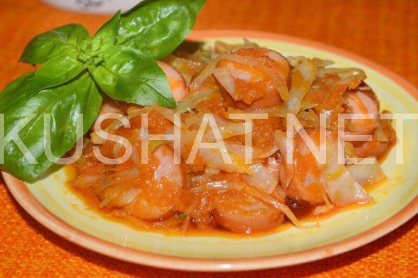 12_тушеная капуста с сосисками