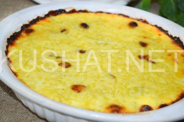 12_творожная запеканка с рисом и изюмом