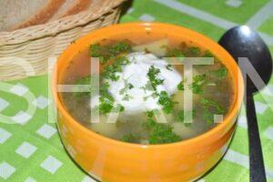 12_зеленый борщ со щавелем и яйцом