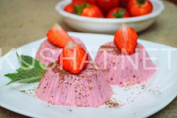 13_клубничная панна котта