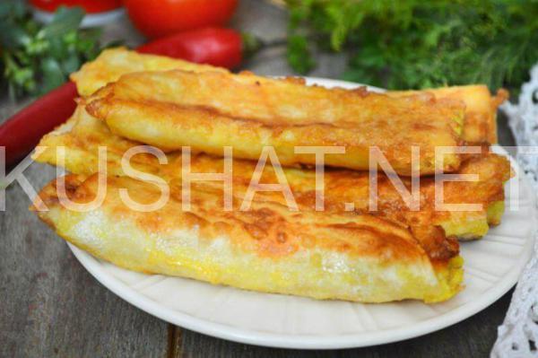 13_лаваш с сыром и яйцом на сковороде