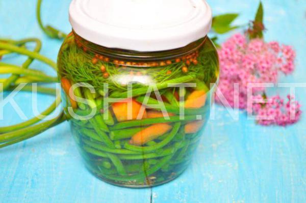 13_маринованные стрелки чеснока на зиму