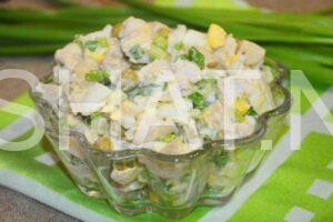 13_салат с маринованными шампиньонами и курицей