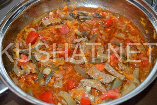 14_азу по-татарски с солеными огурцами