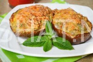 14_баклажаны, фаршированные фаршем в духовке