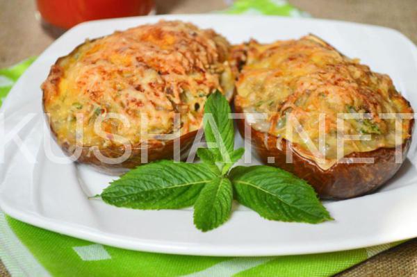 14_баклажаны, фаршированные фаршем в духовке