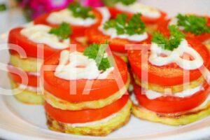 14_башенки из кабачков и помидоров