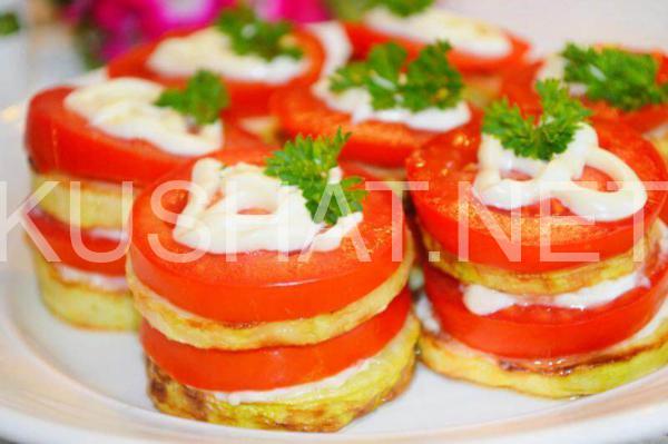 14_башенки из кабачков и помидоров