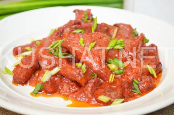 14_бефстроганов из говяжьей печени