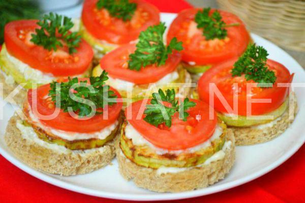 бутерброды с кабачками и помидорами 14_бутерброды с кабачками и помидорами
