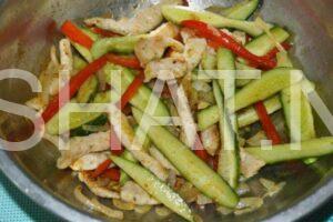14_огурцы с мясом по-корейски