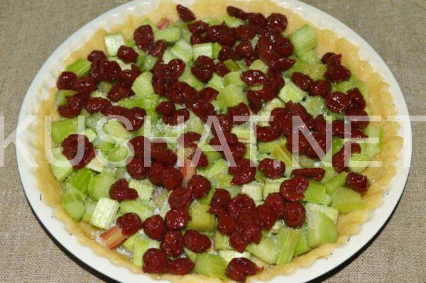 14_пирог с ревенем из песочного теста