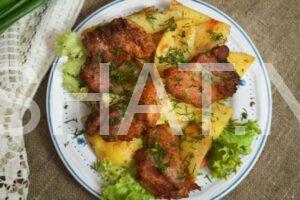 14_свинина с картошкой в духовке