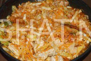 14_тушеная капуста с мясом
