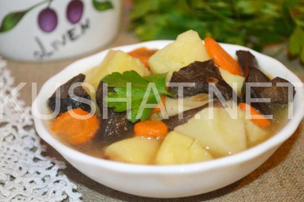 тушеная картошка с грибами 14_тушеная картошка с грибами