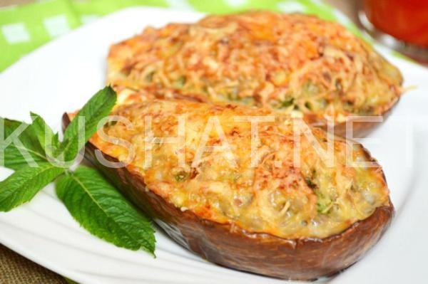 15_баклажаны, фаршированные фаршем в духовке