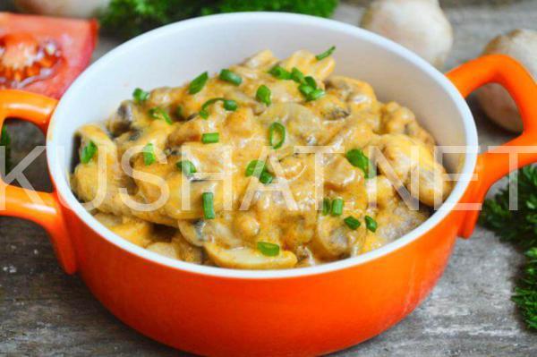 15_бефстроганов из говядины с грибами