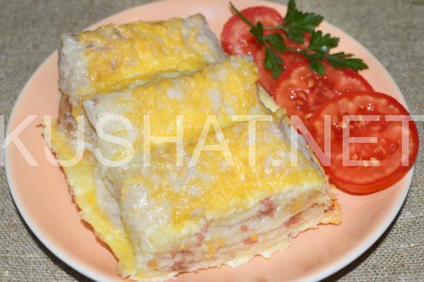 горячая закуска из лаваша с сыром и колбасой 15_горячая закуска из лаваша с сыром и колбасой