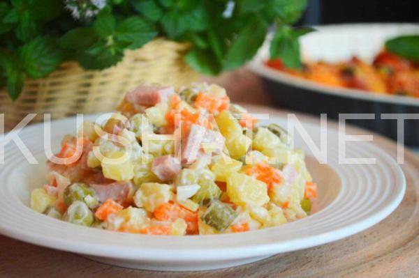 15_салат Оливье классический с колбасой