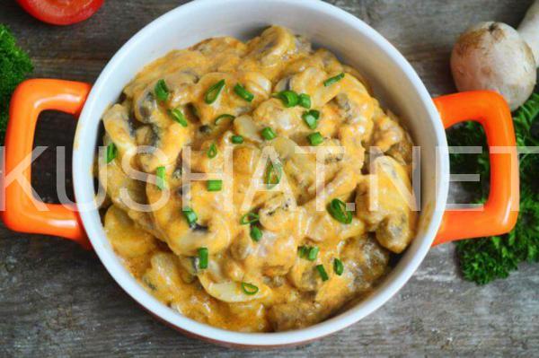 16_бефстроганов из говядины с грибами