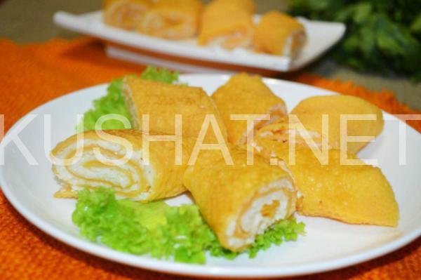 16_блины с куркумой, сыром и чесноком