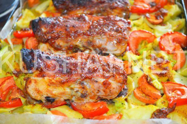 16_куриные спинки в духовке с овощами