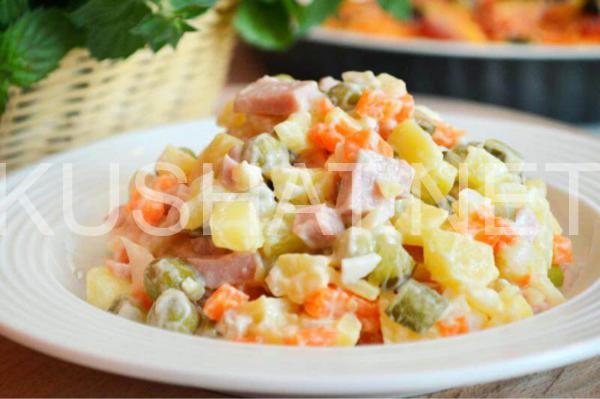 16_салат Оливье классический с колбасой