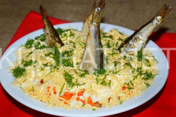 салат со шпротами Рыбки в пруду 16_салат со шпротами Рыбки в пруду