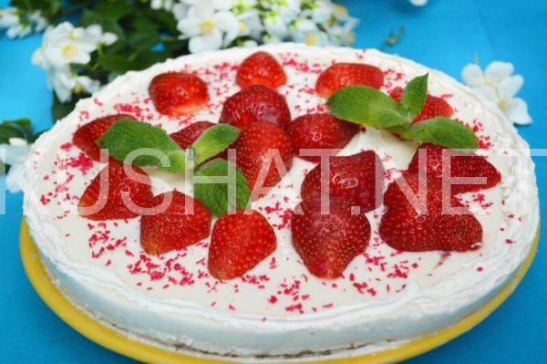 17_бисквитный торт с клубникой и желе