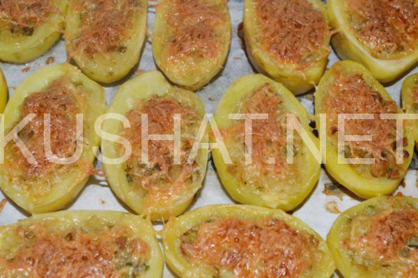 17_картофель, фаршированный салом в духовке