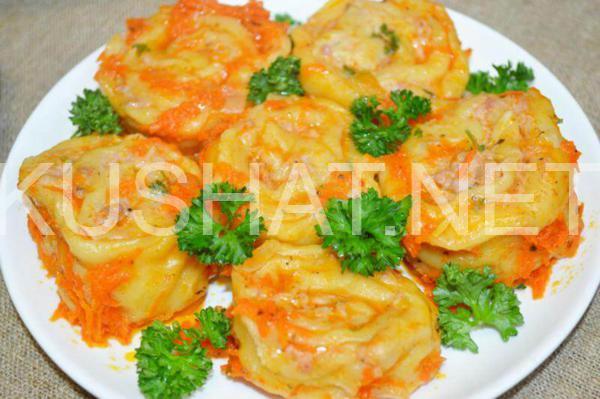 17_ленивые пельмени на сковороде