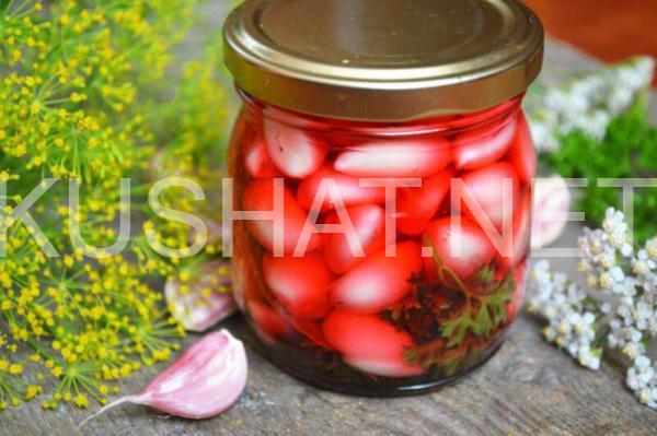 17_маринованный чеснок на зиму