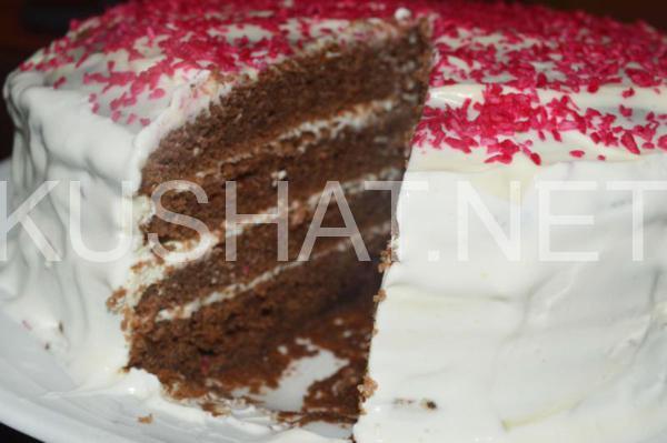 17_шоколадный торт на кефире Ноченька
