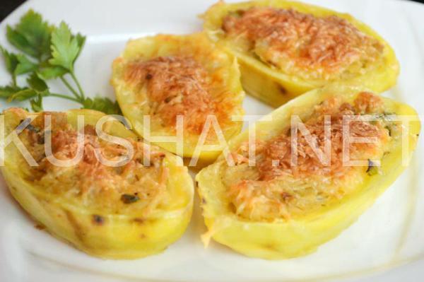 18_картофель, фаршированный салом в духовке