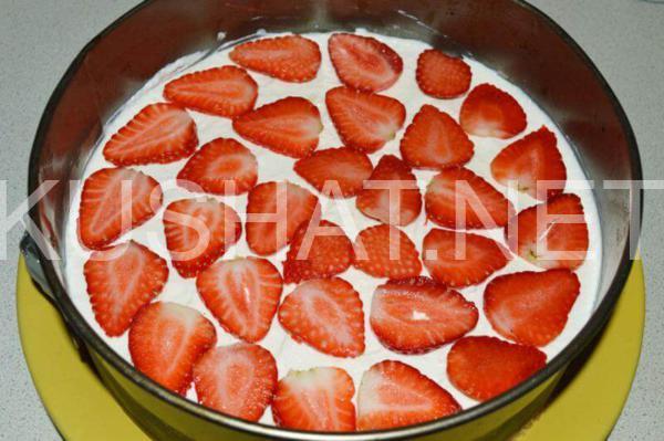 18_клубничный торт без выпечки