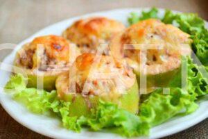 19_кабачки, фаршированные фаршем в духовке