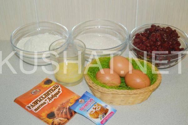 1_бисквитный пирог с вишней