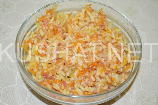 1_фаршированные кабачки с фаршем и рисом в духовке